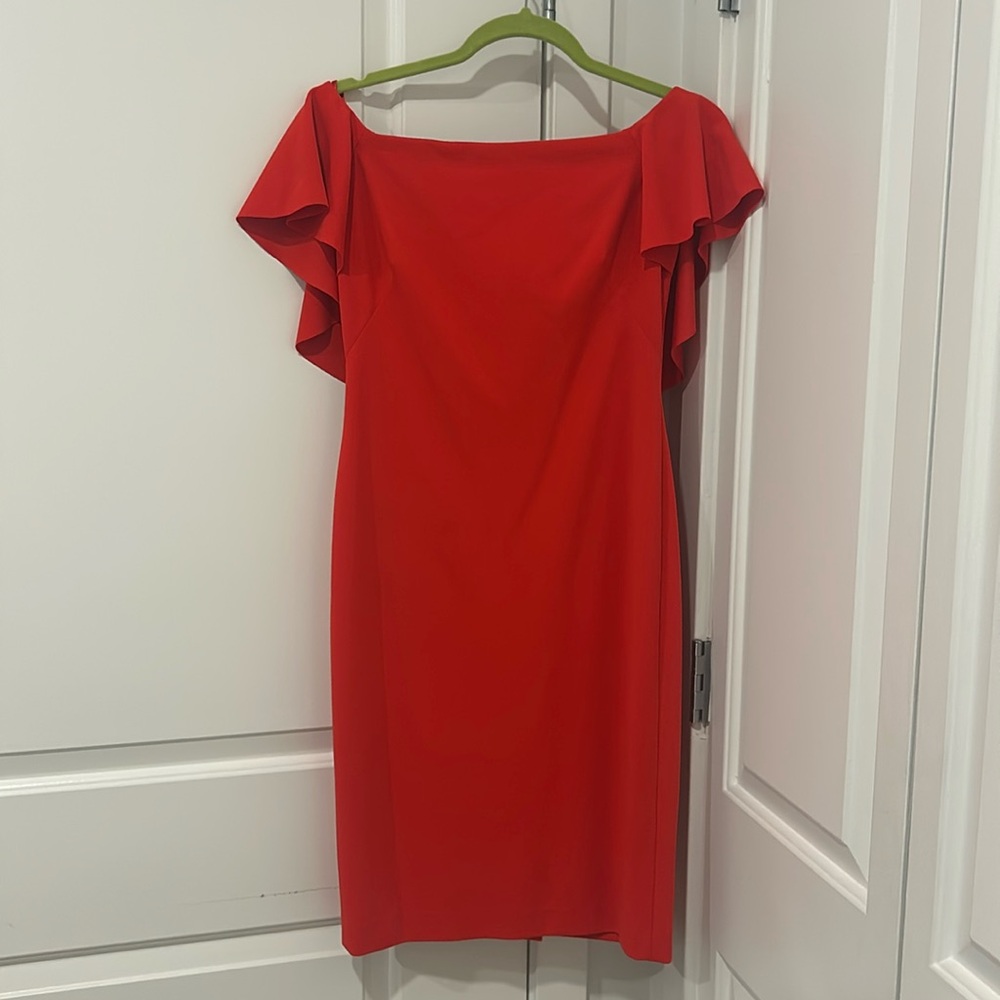 Ralph Lauren Crepe Off the shoulder dress